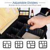 Kootek Travel Makeup Bag 2 Layer with Mirror