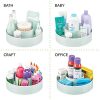 mDesign Plastic Spinning Lazy Susan Round Turntable Storage Tray