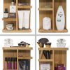 Bamboo Cosmetic Organizer for Makeup, Toiletries