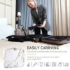 Marble Journey Makeup Bag – Adjustable Dividers & Built-in Mirror for Travel