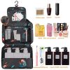 Floral Elegance on the Go: Journey Toiletry Bag - Perfect Waterproof Companion for Women
