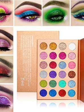Ultra Shimmer Makeup Pallet Pressed Chunky Glitter Eyeshadow Palette