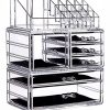 Makeup Organizer Countertop Acrylic,3 Piece