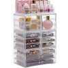 Makeup and Jewelry Storage Case Tower Display Organizer