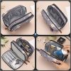 Small Makeup Bag for Purse and Travel with Brush Organizer