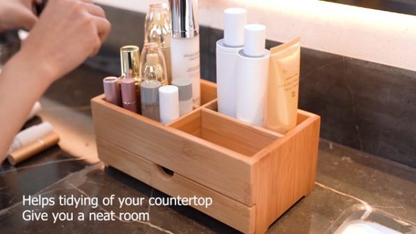 51wSZijpYgL.SL1500 GOBAM Makeup Storage Drawer Organizer