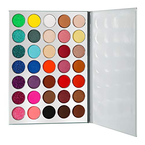 35 Colors Rainbow Eyeshadow Palette 7 Glitter 1 35 Colors Rainbow Eyeshadow Palette 7 Glitter