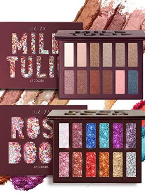 Eyeshadow Palette Cream Shimmer & Glitter Eyeshadow Palette Set
