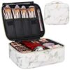 Marble Makeup Case Travel for Women