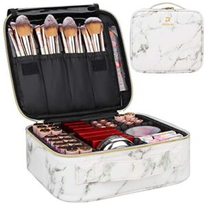 Marble Makeup Case Travel for Women