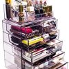 Sorbus Cosmetic Makeup and Jewelry Storage Case Display