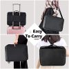 GZCZ 3 Layer Large Capacity Professional Travel Makeup Train Case