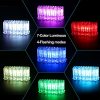 LED Liner Acrylic Holder Organizer - 26 Slot Clear Acrylic Organizer for Makeup Brushes, Eyeliners, and Lip Liners with 4 Flashing Modes and 7 Colors