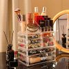 Makeup Organizer Countertop Cosmetics Storage Stand with 7 Drawers