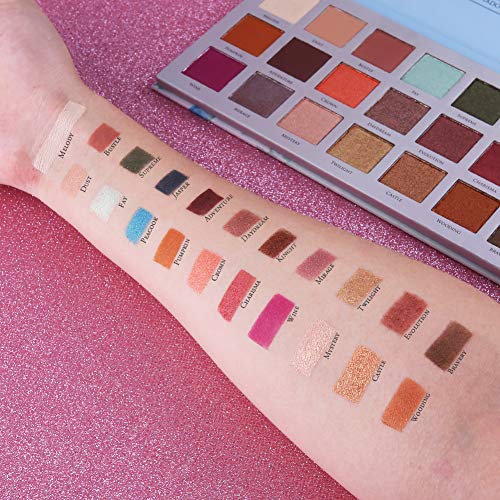 51xjCy71kyL 21-Color Eyeshadow Palette - Create Stunning Eye Looks Anywhere with this Professional Palette! ??