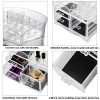 Makeup Organizer 2 Pieces Acrylic Jewelry and Cosmetic Storage