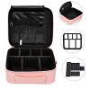 Makeup Bag Travel Cosmetic Bag Case Large Leather Cosmetic