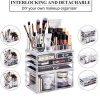 Makeup Organizer 3 Pieces Acrylic Cosmetic Storage