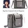 Waterproof Organizer for Travel, Business, and Daily Use – Gray/Black Beauty Bag for Men and Women
