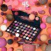 45 Smoky Glitter & 60 Matte Shimmer Eyeshadow Palette Set - Create Mesmerizing Looks Anywhere