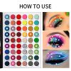 DE’LANCI Eyeshadow Palette 54 Bright Colors