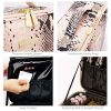 ROWNYEON Snake Print Makeup Travel Case