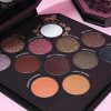 Get the Perfect Smoky Eyes with 12 Shades of Browns in a Professional Eyeshadow Palette - Includes Eyeliner and Brushes