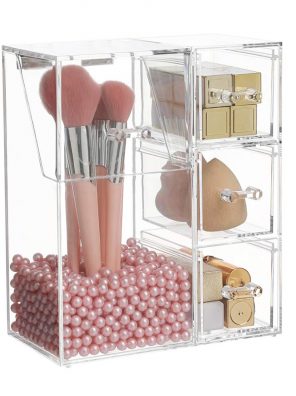 HOSEN Clear Acrylic Makeup Brush Holder Makeup organizer