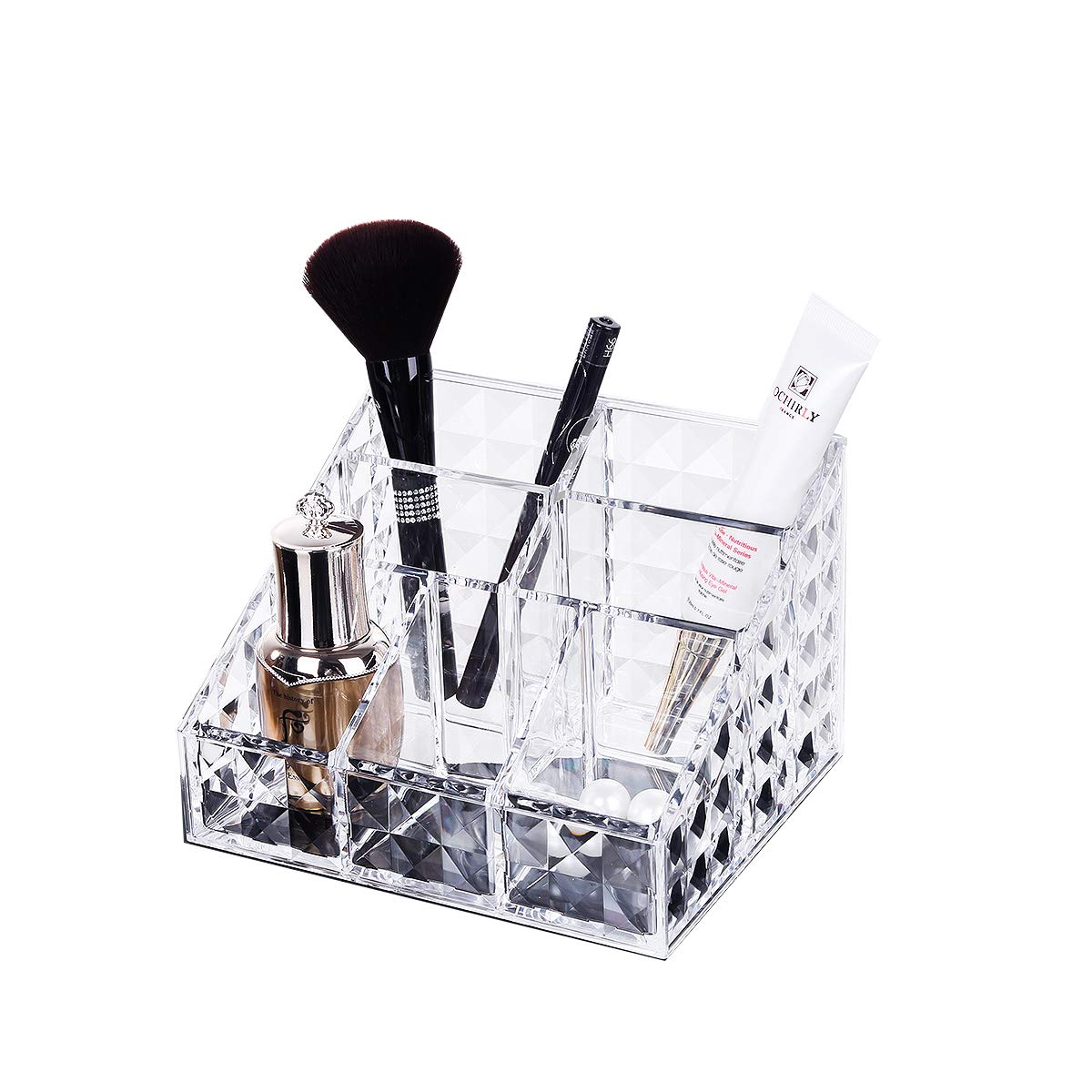 Clear Makeup Organizer for Brushes, Nail Polishes