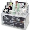 Clear Plastic Vanity Makeup Organizer