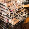 Makeup Organizer Countertop Acrylic,3 Piece