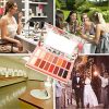 Eyeshadow Palette, Vegan Makeup Pallet w/c Highly Pigmented 16 Colors