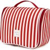 Hanging Toiletry Bag - Stylish Ruby Red Travel Companion for Organized Toiletries Anywhere
