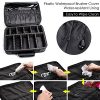 VASKER Large Makeup Case 3 Layers Professional Waterproof
