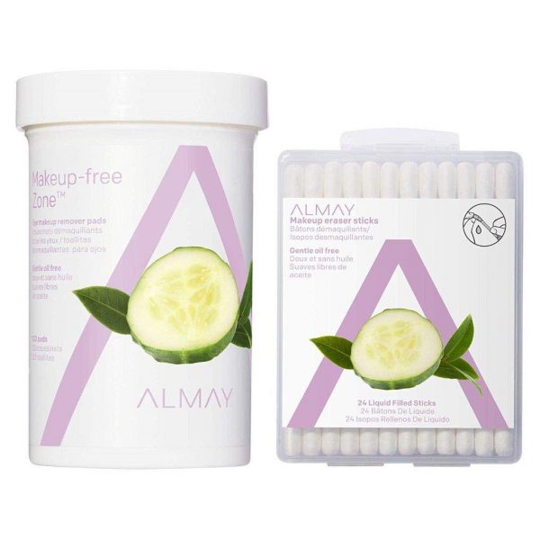Eye Makeup Remover Pads and Makeup Eraser Sticks