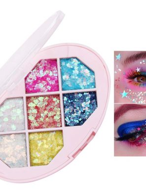 Glitter Eyeshadow Makeup Palette -Small Sequins Shimmer