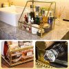 InnSweet Glass Makeup Organizer and 2 Jewelry Drawers Bundle