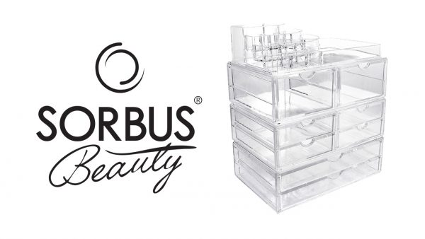 Sorbus Acrylic Cosmetics Makeup and Jewelry Storage Case - Image 6