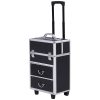 Giant Skilled MUA Vertical Rolling Make-up Journey Practice Case - Black