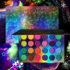 Glow in Dark Eyeshadow Palette 24 Colors