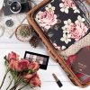 Makeup Case Large Professional Cosmetic Train Case Organizer