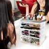 Sorbus Acrylic Cosmetic Makeup and Jewelry Storage Case
