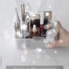 White Makeup Organizer for Desk