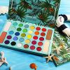 Docolor Eyeshadow Palette, Shimmer Matte 34 Colors