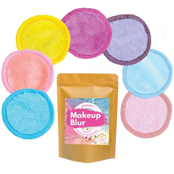 Reusable Makeup Remover Pads 7 Cloths Per Set