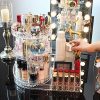 Readaeer 360 Degree Rotating Adjustable Makeup Organizer