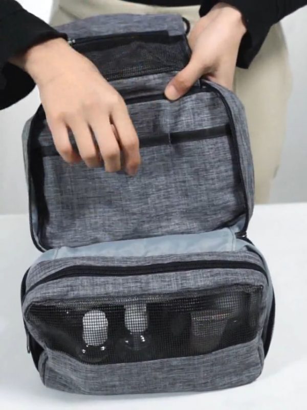 Travel Toiletry Bag Dopp Kit, Waterproof Hanging Toiletries - Image 7