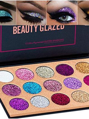 Sparkle and Shine with Our 15-Color Glitter Eyeshadow