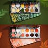 Green Eyeshadow Palette Matte and Glitter
