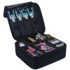 Relavel Travel Makeup Train Case Makeup Cosmetic Case